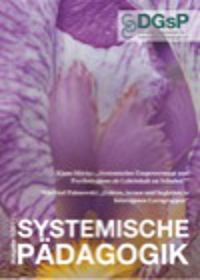 Zeitschrift "Systemische Pädagogik" Heft 1