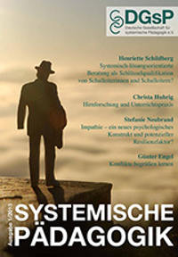 Zeitschrift "Systemische Pädagogik" Heft 3